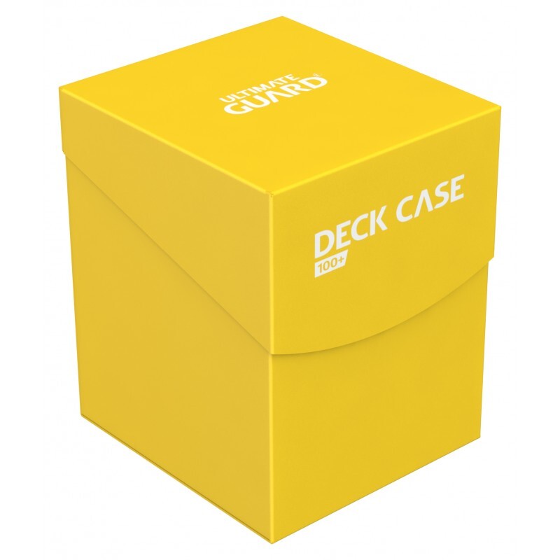 Ultimate Guard Deck Case 100+ Standard Size Yellow Deck Box | Chromatic Games