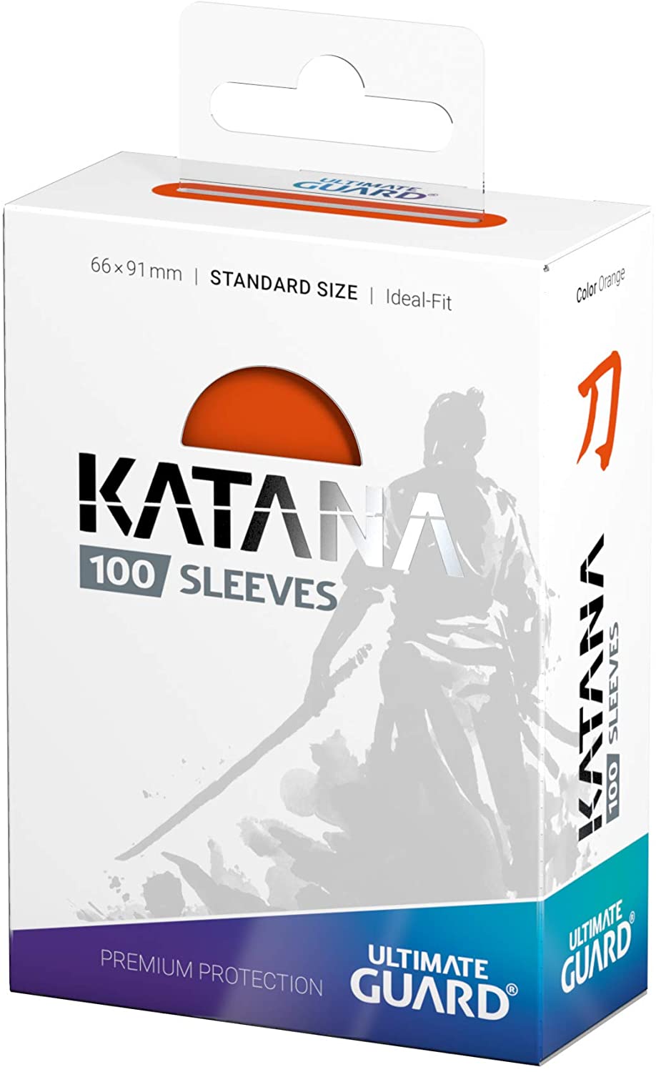 Ultimate Guard Katana Standard Size Sleeves 100pc (Orange) | Chromatic Games