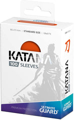 Ultimate Guard Katana Standard Size Sleeves 100pc (Orange) | Chromatic Games