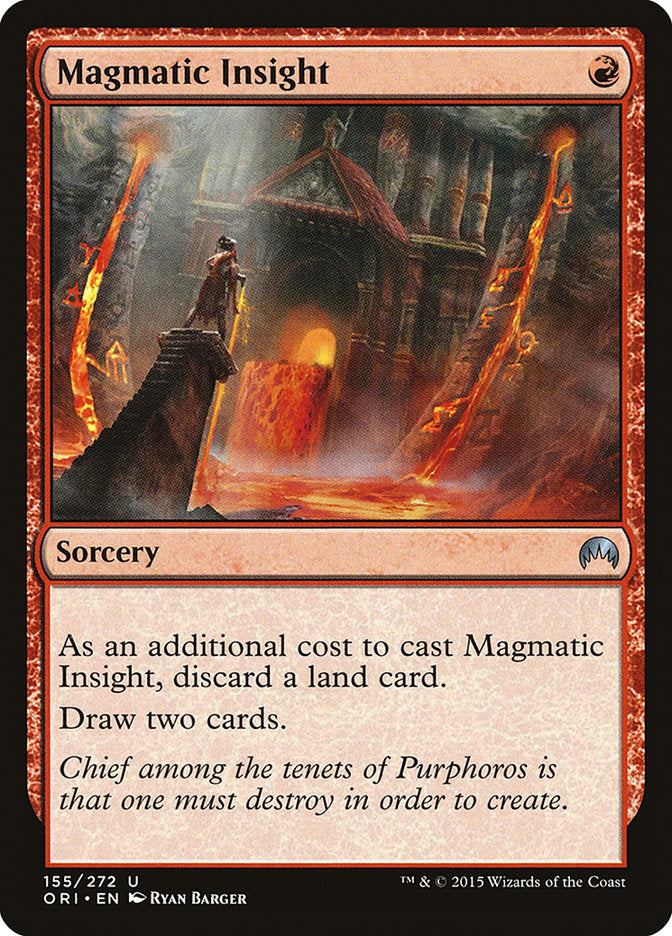 Magmatic Insight [Magic Origins] | Chromatic Games