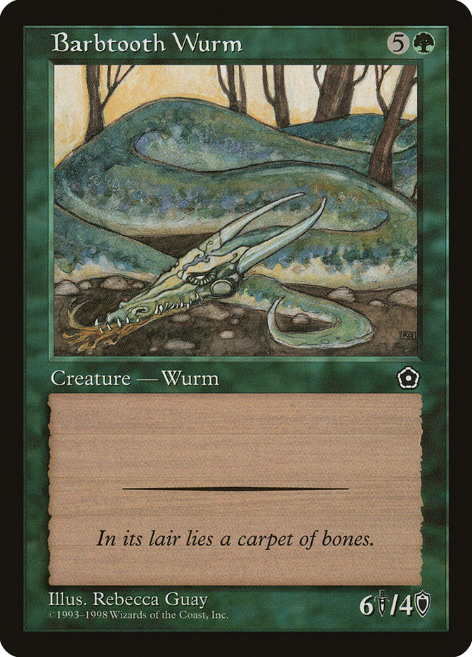 Barbtooth Wurm [Portal Second Age] | Chromatic Games