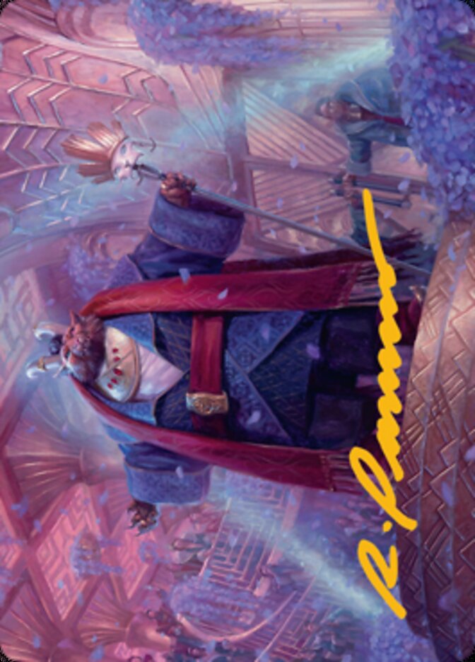 Jetmir, Nexus of Revels 1 Art Card (Gold-Stamped Signature) [Streets of New Capenna Art Series] | Chromatic Games