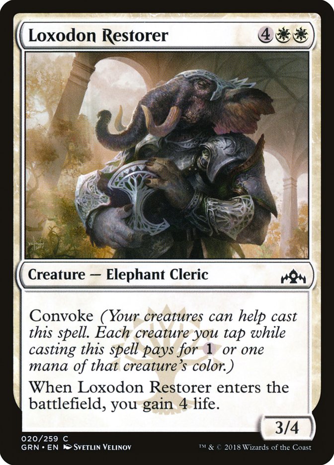 Loxodon Restorer [Guilds of Ravnica] | Chromatic Games