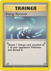 Energy Removal (92/102) [Base Set Unlimited] | Chromatic Games