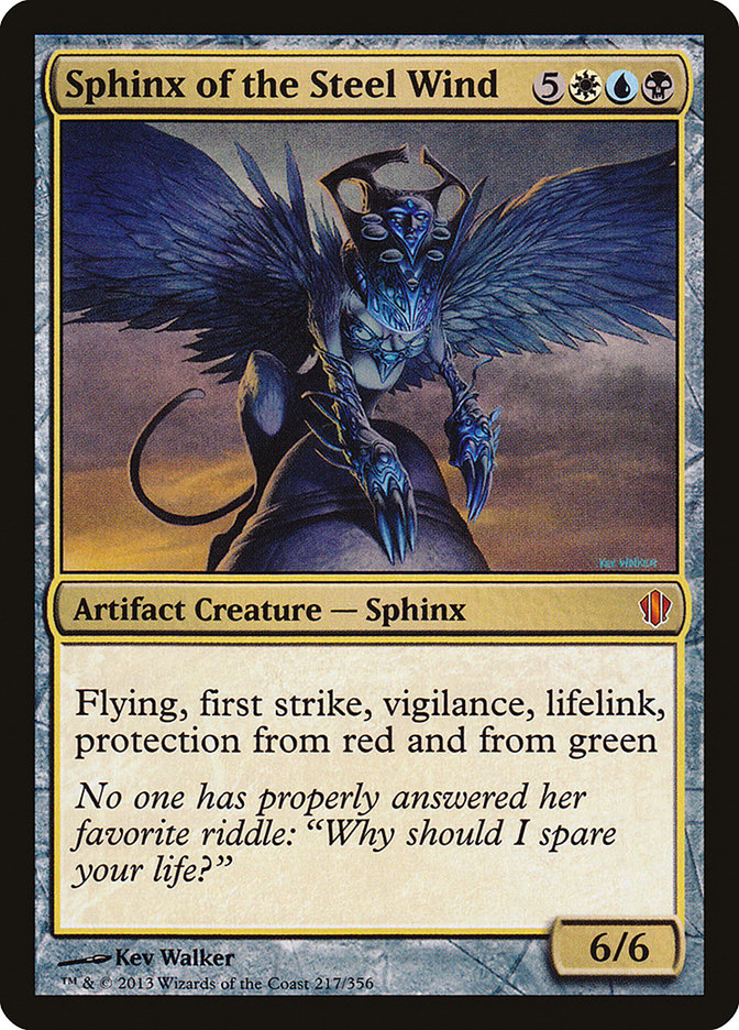 Sphinx of the Steel Wind [Commander 2013] | Chromatic Games