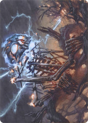 Lightning Skelemental // Lightning Skelemental [Modern Horizons Art Series] | Chromatic Games