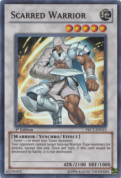 Scarred Warrior [PRC1-EN013] Super Rare | Chromatic Games