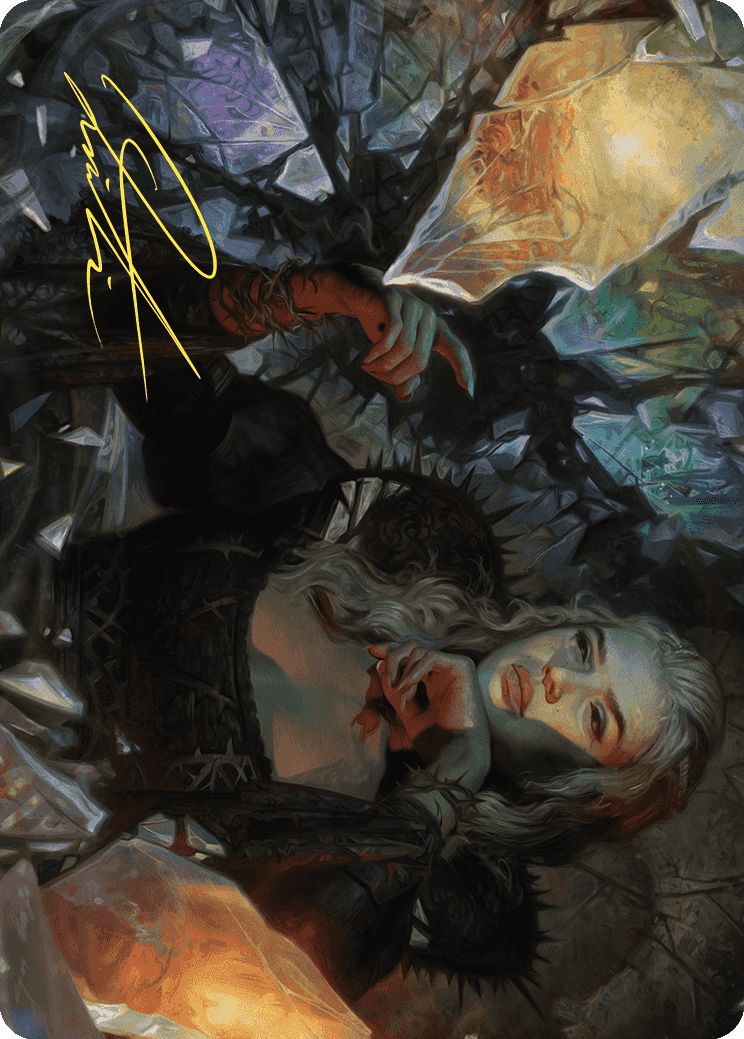 Prophetic Prism Art Card (Gold-Stamped Signature) [Wilds of Eldraine Art Series] | Chromatic Games