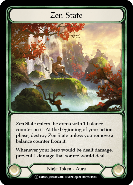 Zen State [U-CRU075] (Crucible of War Unlimited)  Unlimited Rainbow Foil | Chromatic Games