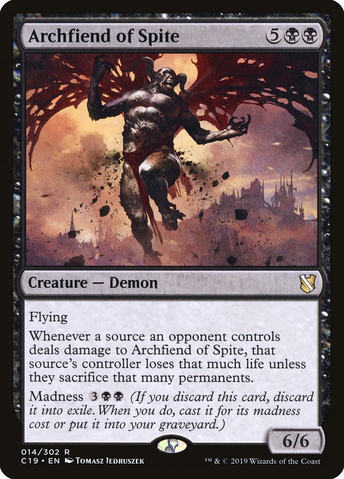 Archfiend of Spite [Commander 2019] | Chromatic Games