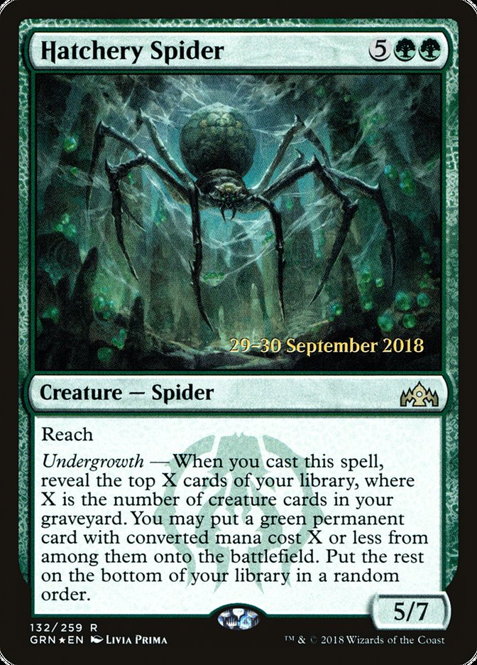 Hatchery Spider [Guilds of Ravnica Prerelease Promos] | Chromatic Games