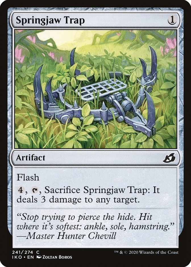 Springjaw Trap [Ikoria: Lair of Behemoths] | Chromatic Games