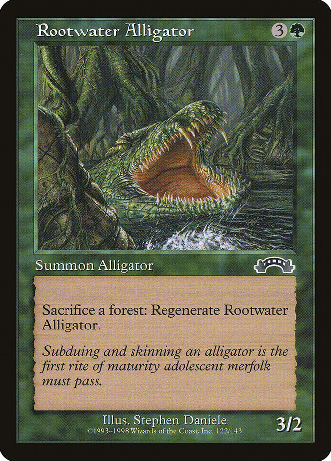 Rootwater Alligator [Exodus] | Chromatic Games