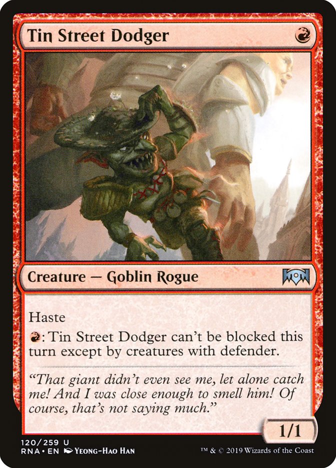 Tin Street Dodger [Ravnica Allegiance] | Chromatic Games