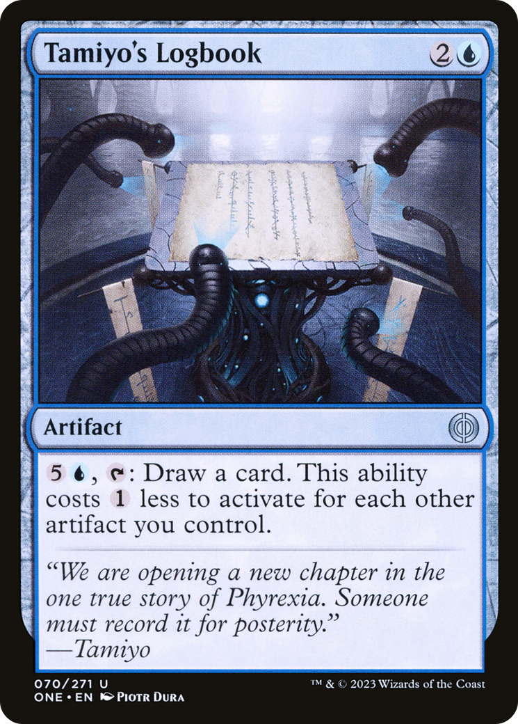 Tamiyo's Logbook [Phyrexia: All Will Be One] | Chromatic Games