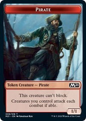 Pirate // Treasure Double-Sided Token [Core Set 2021 Tokens] | Chromatic Games