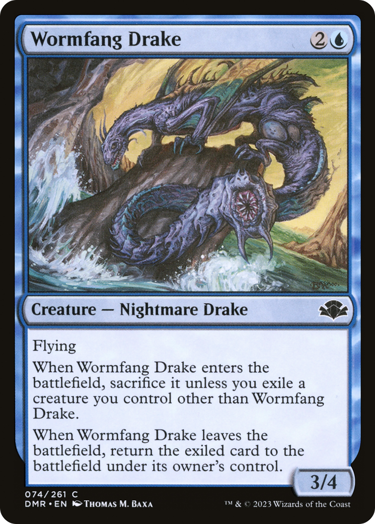 Wormfang Drake [Dominaria Remastered] | Chromatic Games