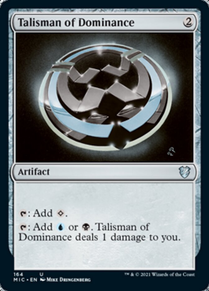 Talisman of Dominance [Innistrad: Midnight Hunt Commander] | Chromatic Games