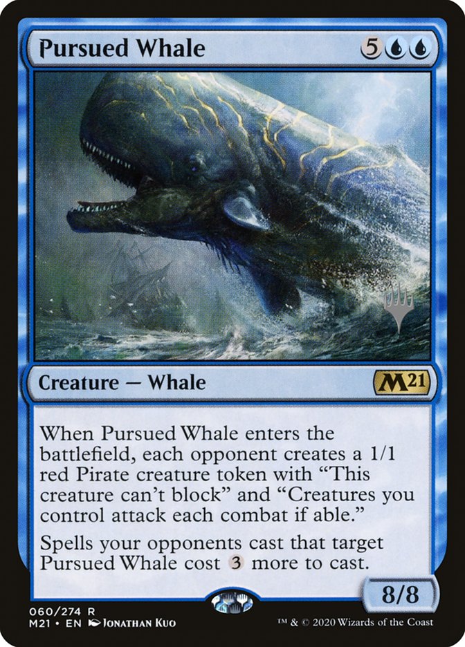 Pursued Whale (Promo Pack) [Core Set 2021 Promos] | Chromatic Games