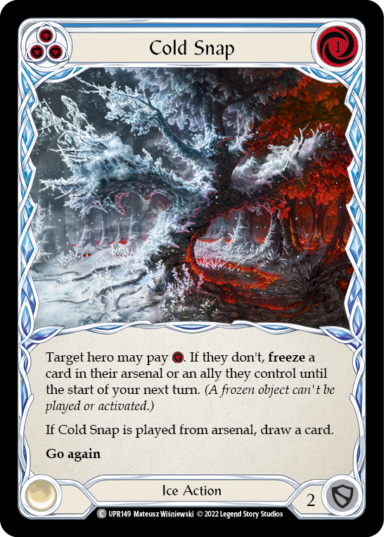 Cold Snap (Blue) [UPR149] (Uprising)  Rainbow Foil | Chromatic Games