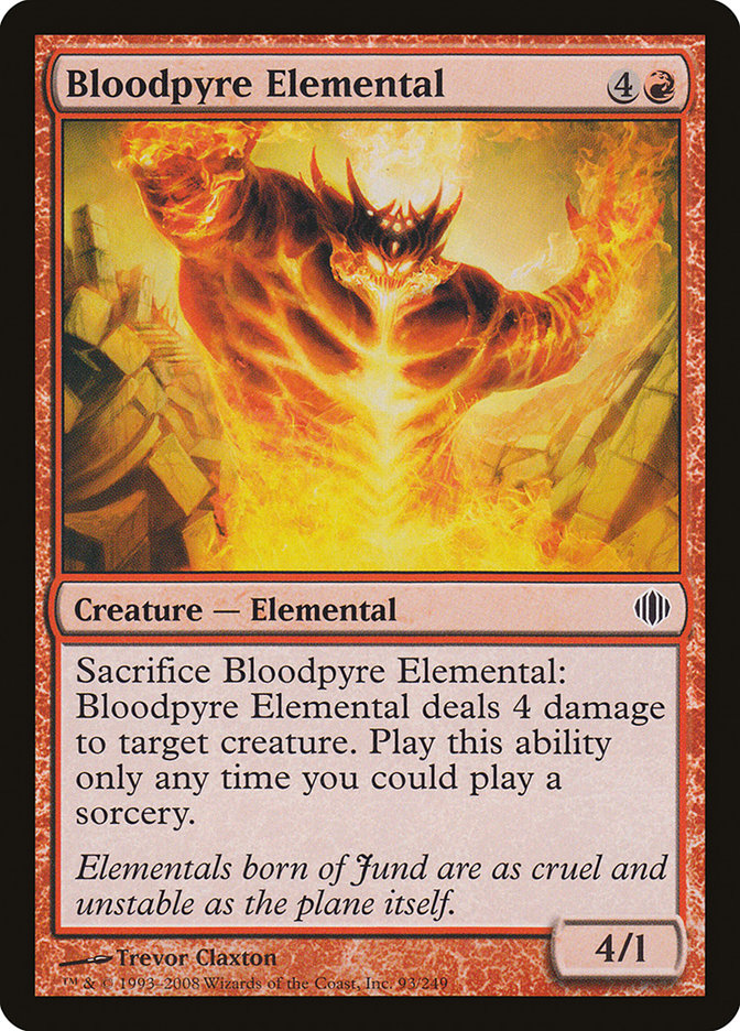 Bloodpyre Elemental [Shards of Alara] | Chromatic Games