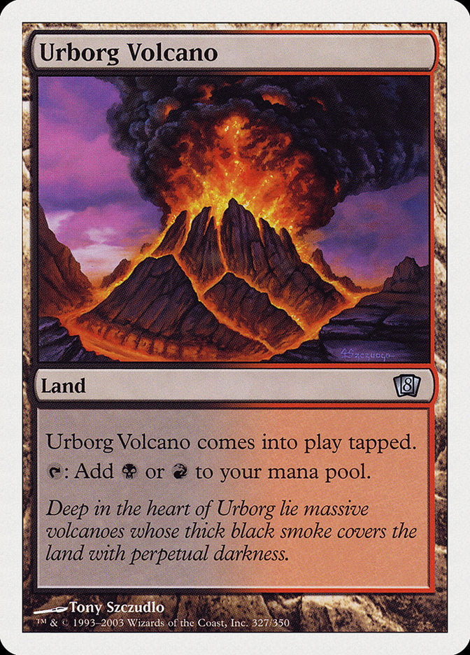 Urborg Volcano [Eighth Edition] | Chromatic Games