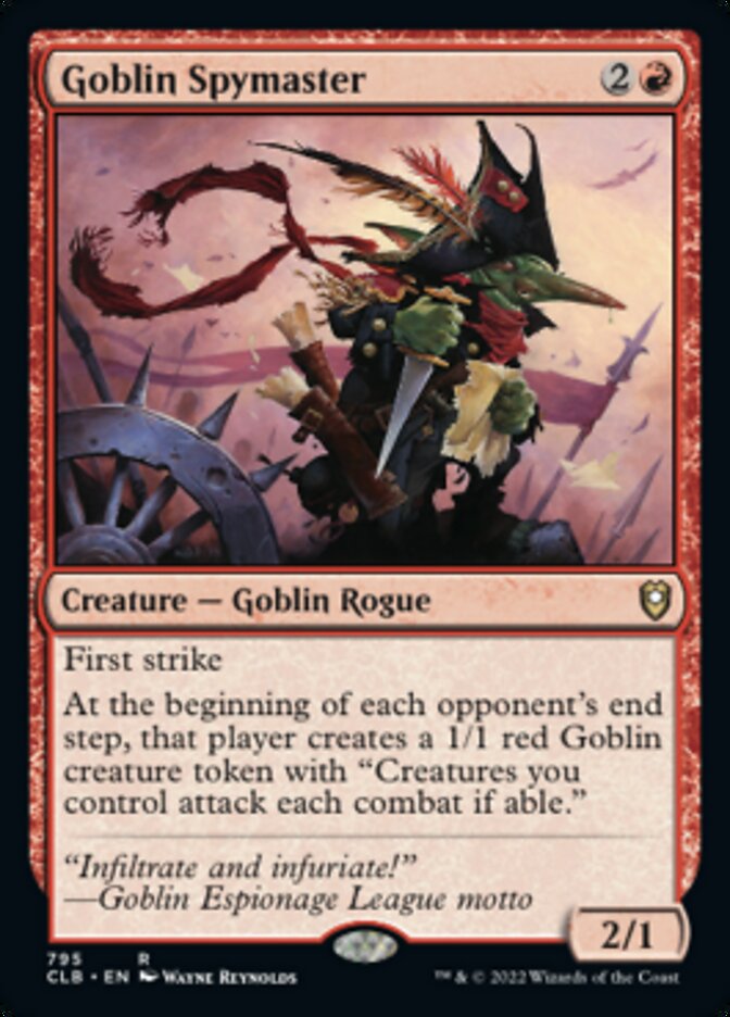 Goblin Spymaster [Commander Legends: Battle for Baldur's Gate] | Chromatic Games