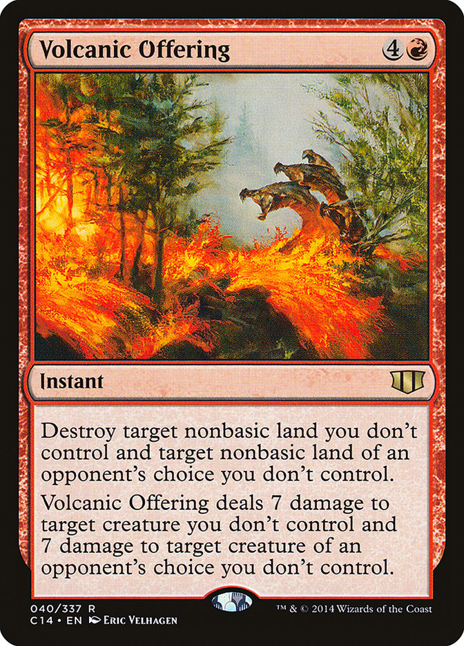 Volcanic Offering [Commander 2014] | Chromatic Games