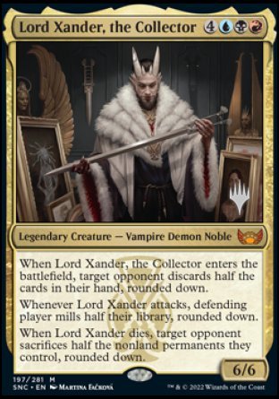 Lord Xander, the Collector (Promo Pack) [Streets of New Capenna Promos] | Chromatic Games