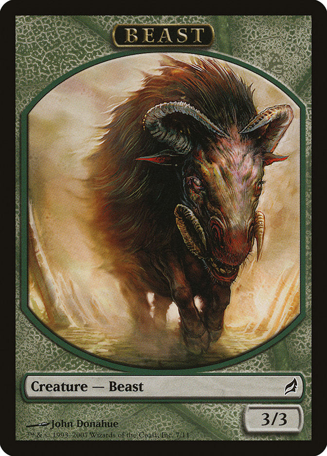 Beast Token [Lorwyn Tokens] | Chromatic Games