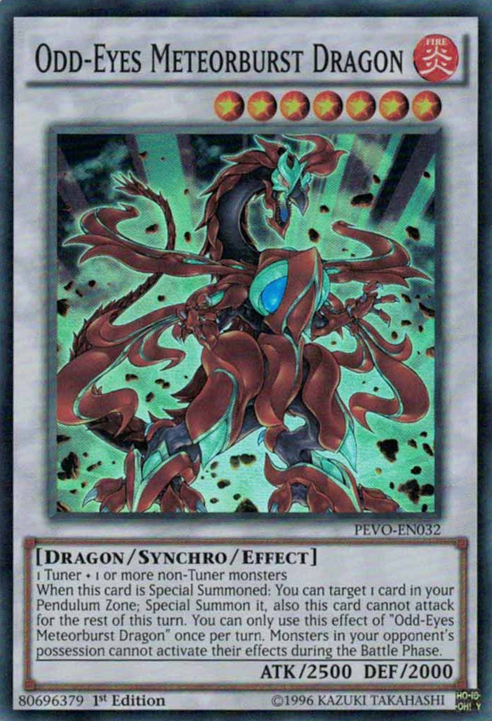 Odd-Eyes Meteorburst Dragon [PEVO-EN032] Super Rare | Chromatic Games