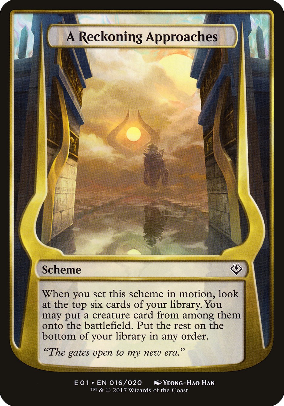 A Reckoning Approaches (Schemes) [Archenemy: Nicol Bolas Schemes] | Chromatic Games