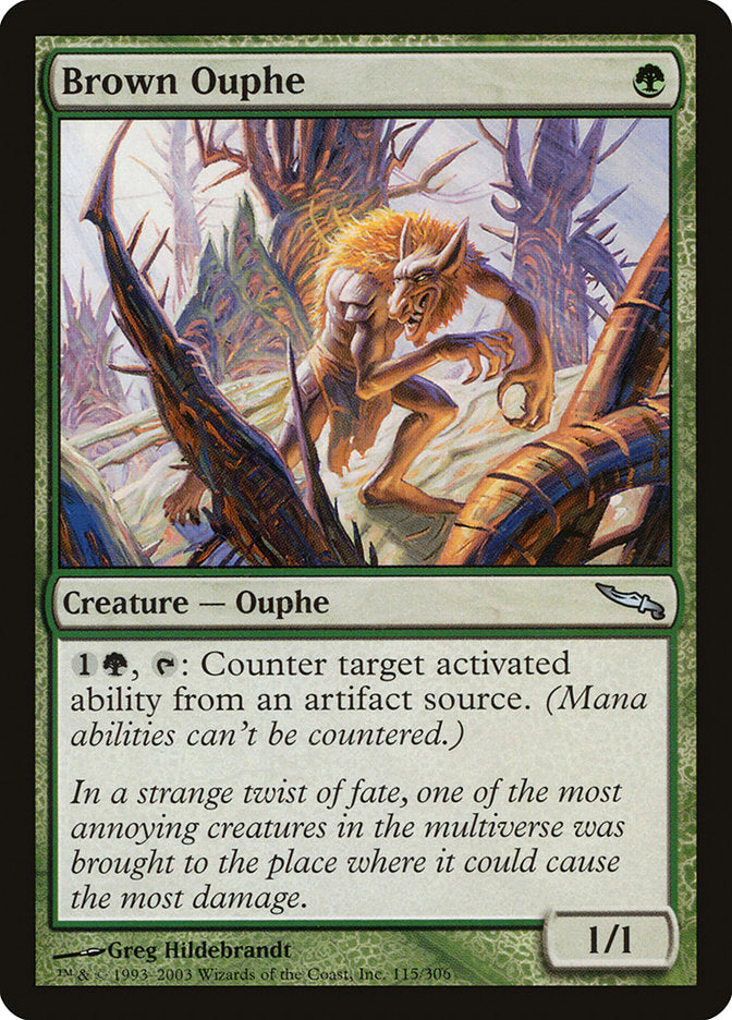 Brown Ouphe [Mirrodin] | Chromatic Games