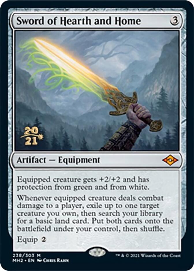 Sword of Hearth and Home [Modern Horizons 2 Prerelease Promos] | Chromatic Games