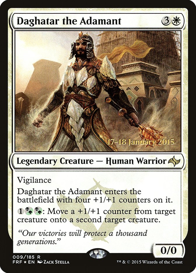 Daghatar the Adamant [Fate Reforged Prerelease Promos] | Chromatic Games