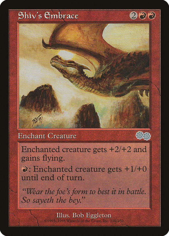 Shiv's Embrace [Urza's Saga] | Chromatic Games