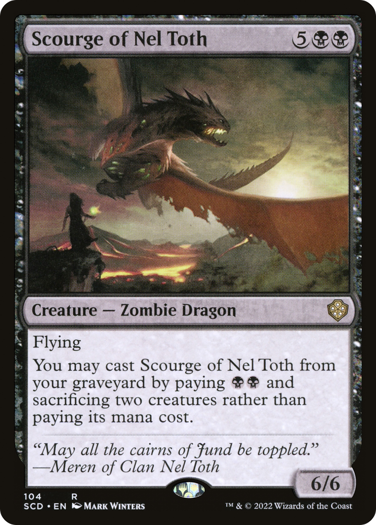 Scourge of Nel Toth [Starter Commander Decks] | Chromatic Games