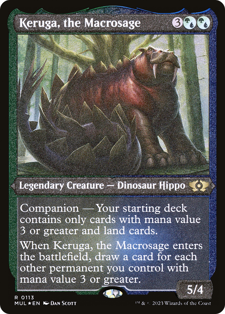 Keruga, the Macrosage (Foil Etched) [Multiverse Legends] | Chromatic Games