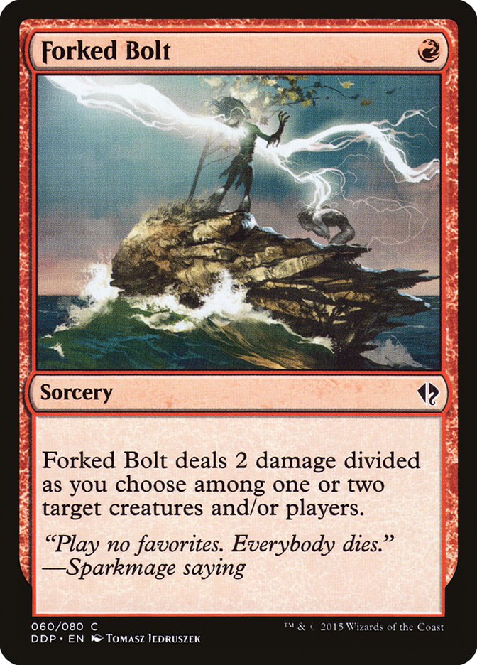 Forked Bolt [Duel Decks: Zendikar vs. Eldrazi] | Chromatic Games