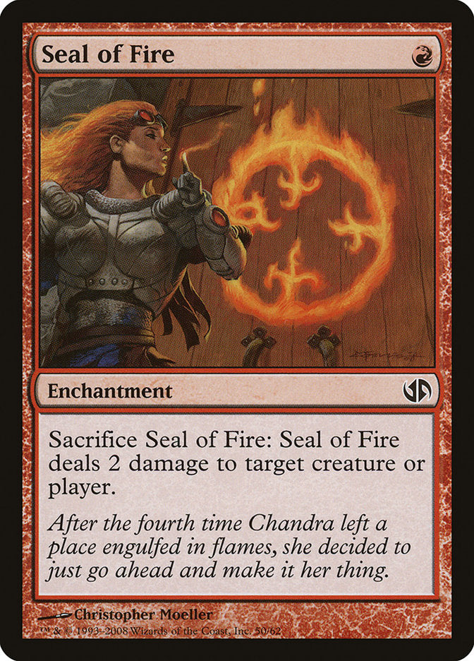 Seal of Fire [Duel Decks: Jace vs. Chandra] | Chromatic Games