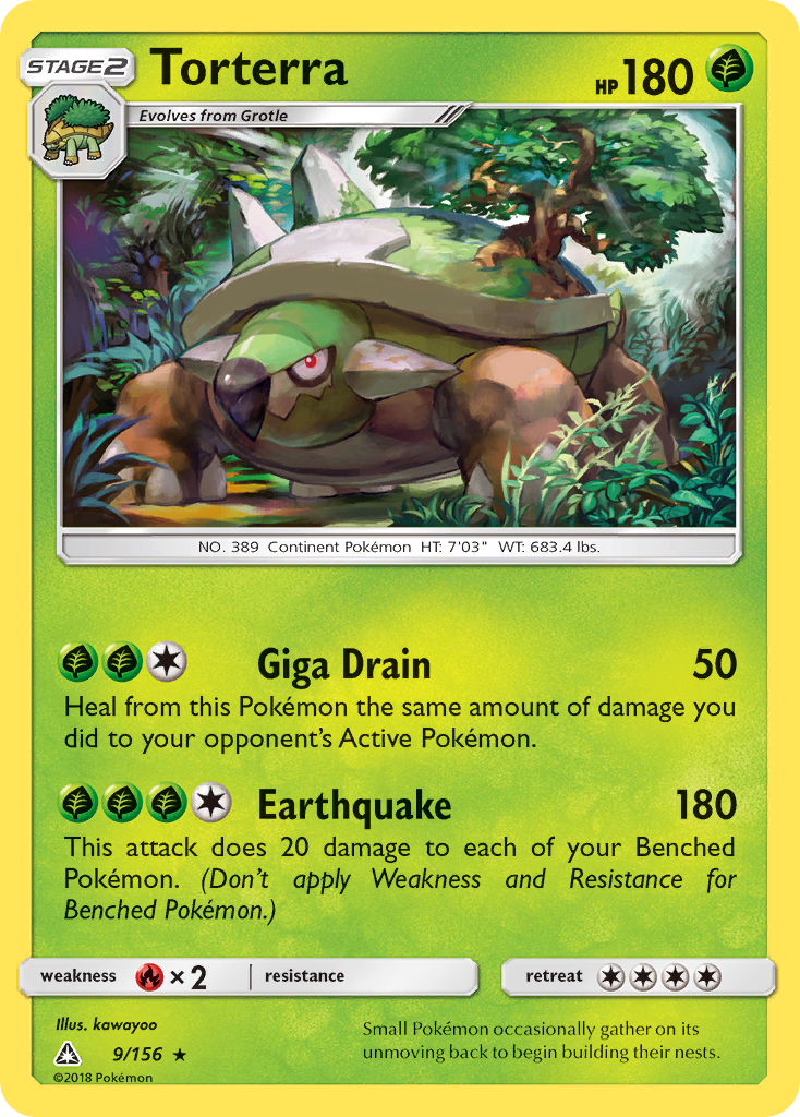 Torterra (9/156) [Sun & Moon: Ultra Prism] | Chromatic Games