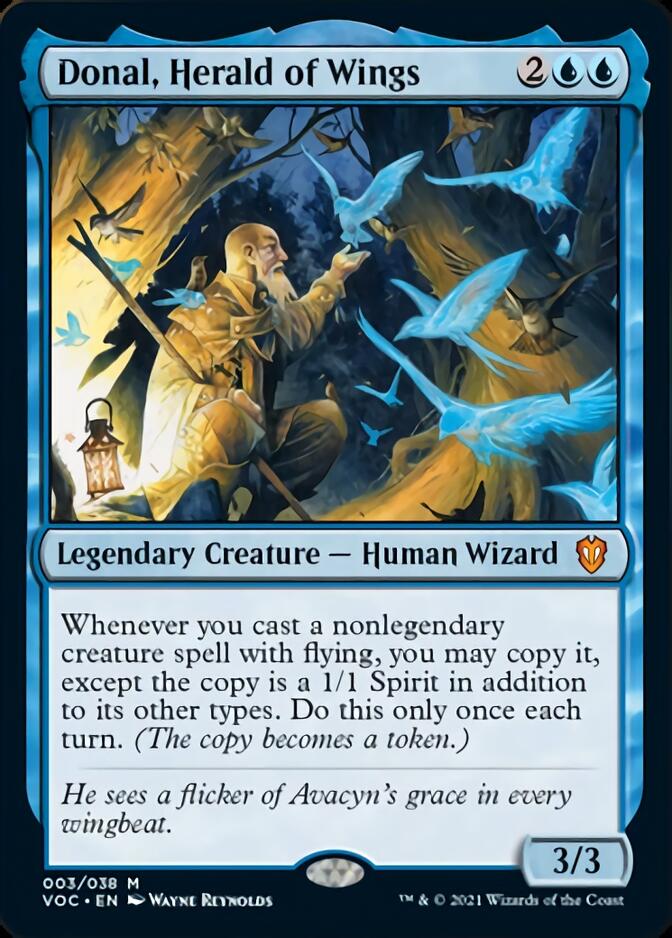 Donal, Herald of Wings [Innistrad: Crimson Vow Commander] | Chromatic Games