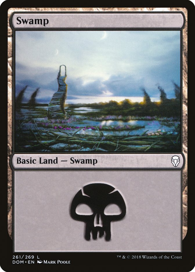 Swamp (261) [Dominaria] | Chromatic Games