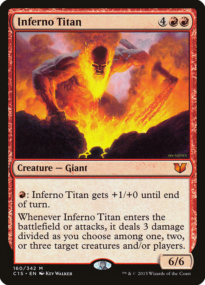 Inferno Titan [Commander 2015] | Chromatic Games