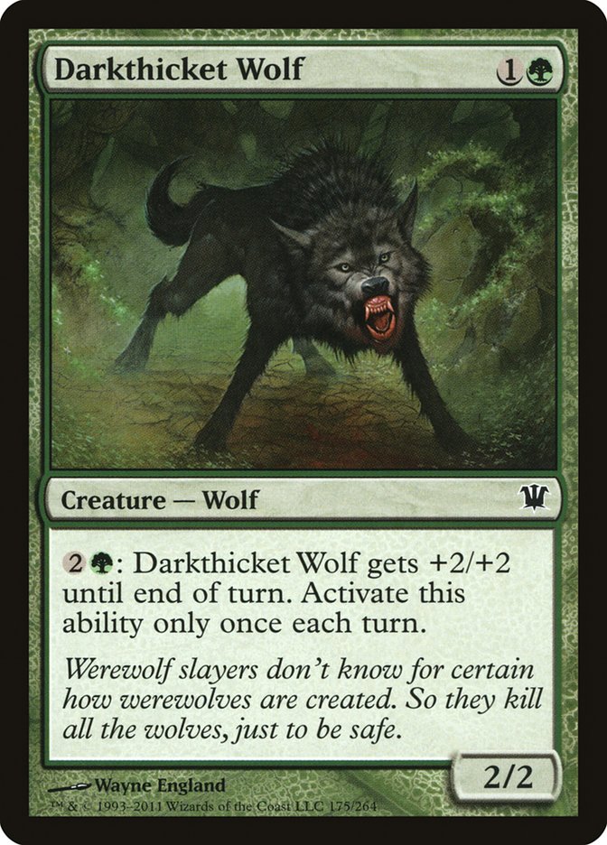 Darkthicket Wolf [Innistrad] | Chromatic Games