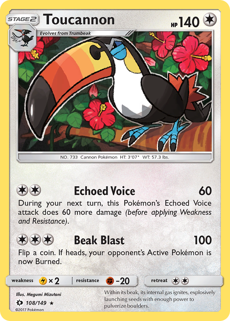 Toucannon (108/149) [Sun & Moon: Base Set] | Chromatic Games