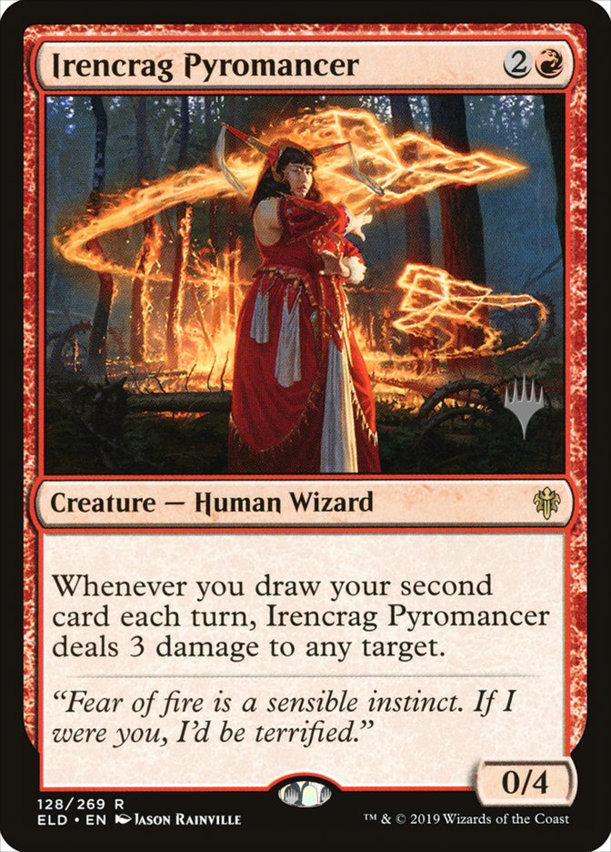 Irencrag Pyromancer (Promo Pack) [Throne of Eldraine Promos] | Chromatic Games