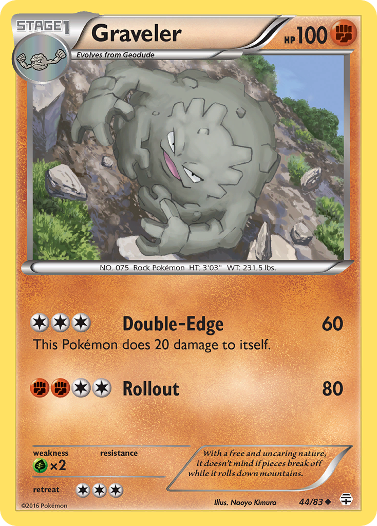 Graveler (44/83) [XY: Generations] | Chromatic Games