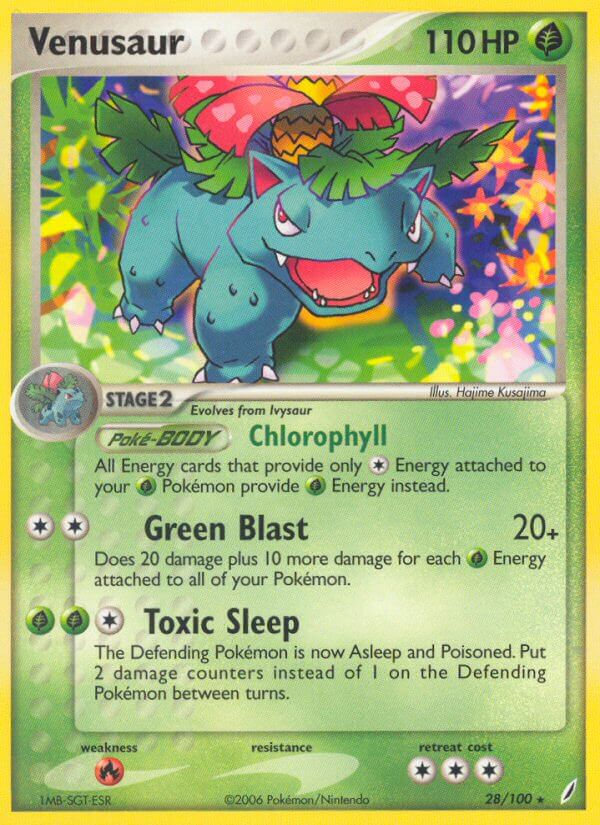 Venusaur (28/100) (Theme Deck Exclusive) [EX: Crystal Guardians] | Chromatic Games