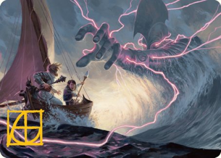 Hall of Storm Giants Art Card (Gold-Stamped Signature) [Dungeons & Dragons: Adventures in the Forgotten Realms Art Series] | Chromatic Games